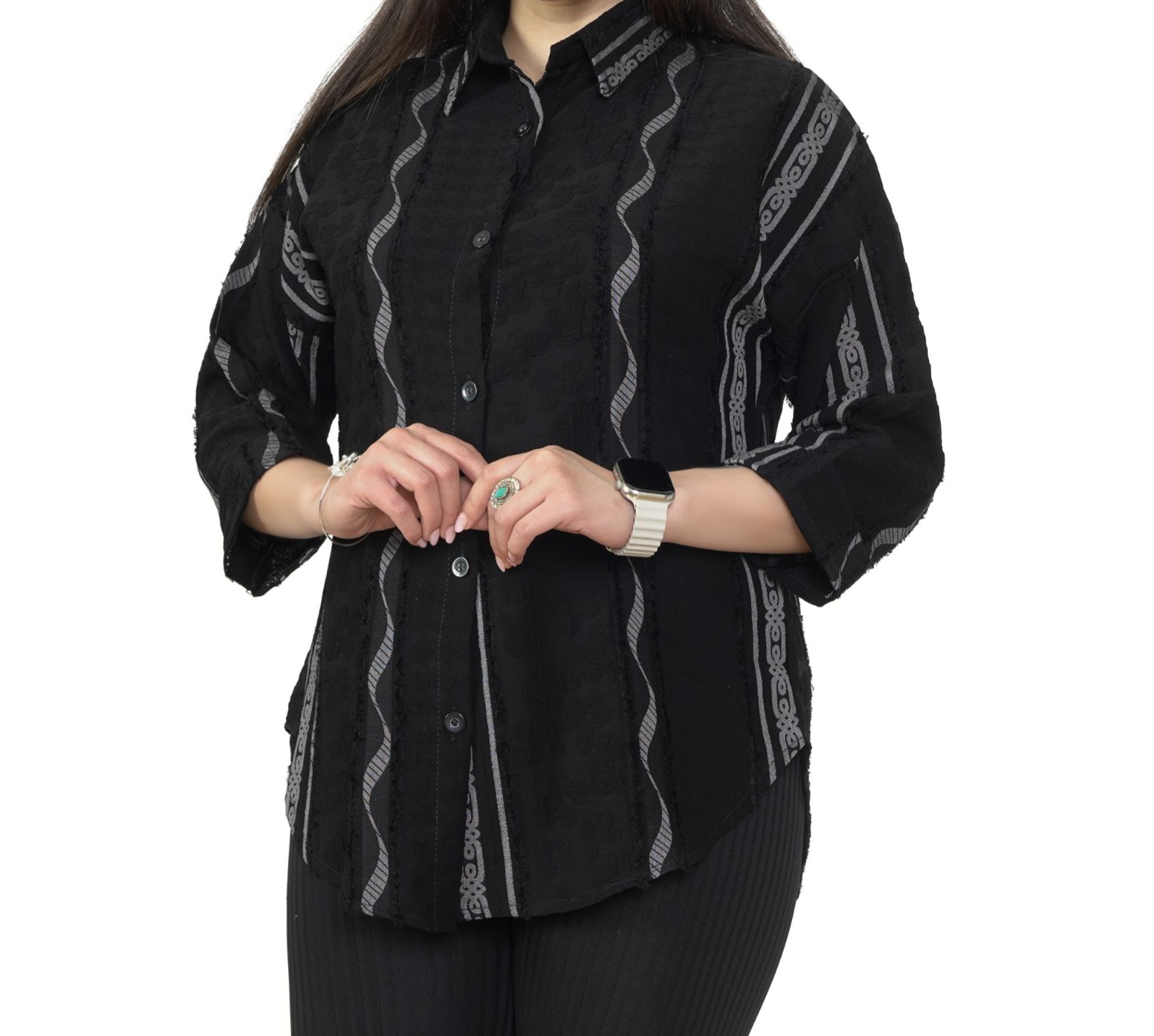 شومیزیقه دارمشکی زنانه